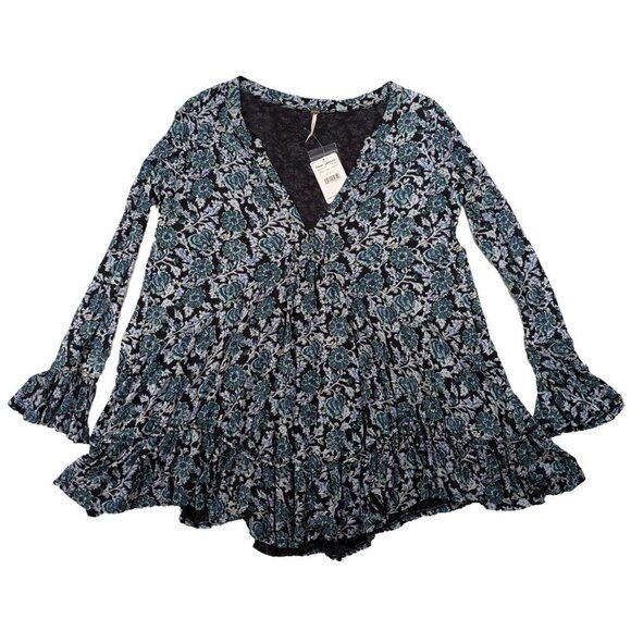 Free People Dresses & Skirts - Free People Olivia Print Long Sleeved Tunic Size Small